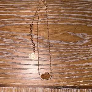 Kendra Scott rose gold necklace